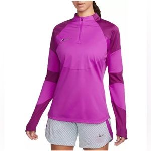 Nike Women's Therma-Fit Strike Winter 1/2 Zip Drill Long-Sleeve Shirt S MSRP $80